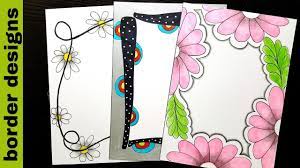 Check spelling or type a new query. Floral Border Designs On Paper Border Designs Project Work Designs Borders For Projects
