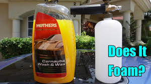 Mothers automotive wash, wax and cleaning kits. Mother S Wash And Wax Foam Cannon Test Does It Foam Youtube