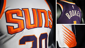 Emphasis was on the desert landscape and deep orange of the canyons. Phoenix Suns Unveil New Nike Uniforms