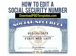 Generate random valid social security numbers. Pin On Card Templates Free