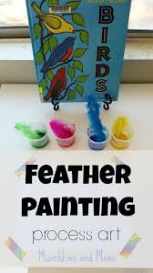 Bird Art Activities For Preschoolers If Birds Made Marks With Their Tail Feathers When They Flew Think What The Sky Would Look Like Pai Preschool Art Preschool Activities Pets Preschool Theme