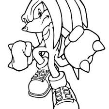 Pypus is now on the social networks, follow him and get latest free coloring pages and much more. Sonic Character The Knuckles Coloring Page Kids Play Color