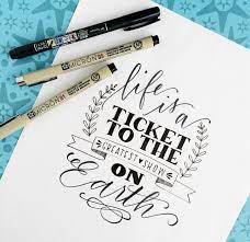 Pin By Lioliz On Art Hand Lettering Hand Lettering Quotes Lettering Inspirational quote calligraphy at blue watercolor. hand lettering quotes