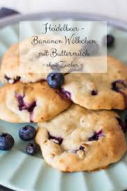 Heidelbeer Bananen Wolkchen Gesunder Snack Lieblingszwei Foodblog Rezept Backen Ohne Zucker Buttermilch Gesund Zuckerfreie Rezepte