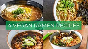 The second is a combination broth made from chicken and japanese dashi stock. 4 Vegan Ramen Recipes Easy Broths To Make Youtube