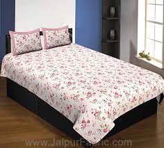 pure cotton 240 tc single bedsheet in cream seamless floral print taxable bed sheets white bed sheets bed sheet sizes