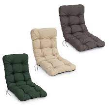 Check spelling or type a new query. Tufted Padded Outdoor High Back Chair Cushions Patio Water Resistant Dining Pads Ebay