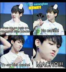 Diviértete jugando estos juegos de bts, juega adivina sus preguntas, se. No Debi Enamorarme De Ti J Jk Memes Memes Coreanos Bts