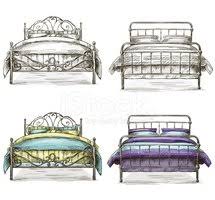 Multiple sizes and related images are all free on clker.com. Satz Von Betten Zeichnung Skizze Stil Clipart Bilder Vektor