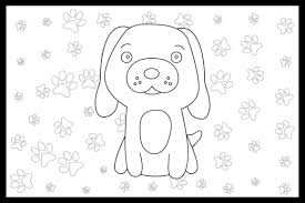 Cute puppy dog coloring pages, including easy outlines for preschoolers and realistic pictures and intricate doodles for adults too! Dog Coloring Pages Grafik Von Zia Studio Creative Fabrica