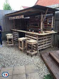Tool Station Shared This I Love It Backyard Pallet Bar Diy Pallet Outdoor