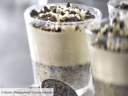 Verrine De Mousse De Fromage Blanc Et Oreo Recettes Recette Verrine De Mousse Dessert Recettes De Cuisine