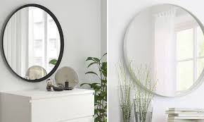 Miroir crhome noior rond avec support uds. Miroir Rond Ikea Selection Des Plus Beaux Modeles