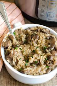 Lock the lid into place and bring to high pressure. Instant Pot Brown Rice With Mushrooms Fun Loving Families