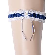 Personalized / monogrammed embroidered white lace wedding and toss garters. Buy Satin Lace Wedding Bridal Garter With Ribbon Bow Party Accessories Blue At Affordable Prices Free Shipping Real Reviews With Photos Joom