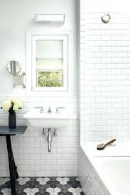 Retro Style Bathroom Ideas Dining Room Woman Fashion Decoration Furniture White Beveled Subway Tile Beveled Subway Tile Tile Bathroom