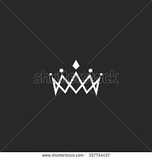 Black And White Crown Logo Aristocracy Ilustrace A Kresby Simple Crown Tattoo Jewel Tattoo Crown Design