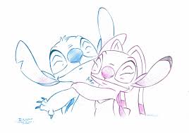 Save Lilo And Stitch Stitch Drawing Stitch And Angel Stitch Coloring Pages