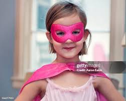 Ballerina Superhero High-Res Stock Photo