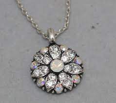 Mariana Spirit Of Design Hidden Silver Guardian Angel Necklace With White And Clear Swarovski Crystal Guardian Angel Necklace Angel Necklace Swarovski Crystals