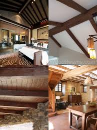 The white cathedral ceiling is dominated by exposed wooden beams that follow the lay of the ceiling with its triangular design. New Design Guangzhou Manufactured Pu Faux Beams Decorative Wood Ceiling Beams For Sale Buy Faux Wood Beams For Sale Ceiling Beam Pu Beam Product On Alibaba Com