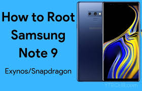 So if you ever take the update and you can downgrade go for it. How To Root Samsung Note 9 Smartphone Exynos Snapdragon