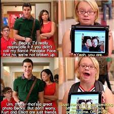 Becky Is So Funny I Love Her So Much Glee Quotes Glee Memes Glee Funny