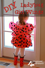 To fashion this costume, start with a black turtleneck and pants, then take a red jacket and attach even those with beginner skill levels can follow this easy diy baby ladybug halloween costume. Diy Ladybug Girl Wings