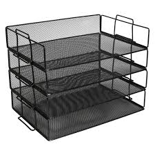 4.7 out of 5 stars 598. Green Four Layer Metal Iron Mesh Stand File Rack Desktop Organizer Student Paper Data Storage Holder For Office School Office Supplies Desk Accessories Storage Products
