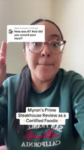 Replying to @Jessie I would 100% go back to Myron's! 🥩 ⭐️⭐️⭐️⭐️⭐️ Full  Review in 5 Parts! 1.Brief History 2.Accessibility 3.Atmosphere 4.Service  5.Food #foodie #certifiedfoodied #foodreview #eatlocal ...