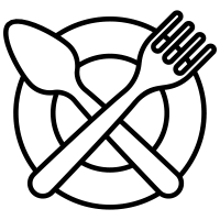 Dine in , tableware , cutlery , silverware , fork and spoon , dinner table Dine In Icons Download Free Vector Icons Noun Project
