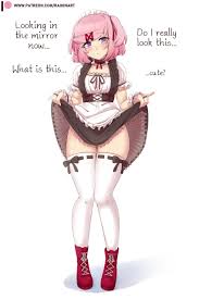 Rule 34 - Bavarian Clothes Boots Doki Doki Literature Club Long Socks  Natsuki (doki Doki Literature Club) Pink Hair Purple Eyes Raionart Skirt  Skirt Up Socks Thick Thighs Traditional Clothes Wide Hips | 8954698