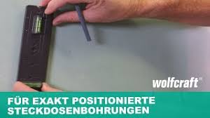 Wolfcraft 1 schablone fur hohlwanddosen amazon de baumarkt bohrschablone für 2×5(+1) zentrierbohrungen erstellen. Schablone Fur Hohlwanddosen Fur Exakt Positionierte Steckdosenbohrungen Wolfcraft Youtube