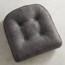 tufted large contour chair cushion in carmela gray outdoor chair cushions chair cushions indoor outdoor chair