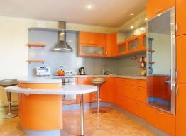 Orange Kitchen Ideas Orange Kitchen Interior Decorating Kitchen Painted Kitchen Cabinets Colors