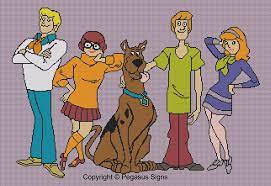 Scooby Doo and Gang Cross Stitch Pattern Only pdf Jpg Files - Etsy