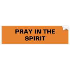 Pray In The Spirit Bumper Sticker Zazzle Com In 2020 Praying In The Spirit Bumper Stickers Pray