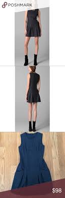 Theory Lemia Fern Dress Virgin Wool W Pockets Clothes Design Theory Dress Dresses