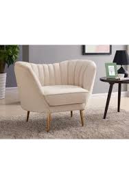 Cream Velvet Channel Tufted Loveseat Sofa Gold Legs Tufted Chair Gold Sofa Tufted Loveseat