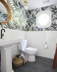 The Best Removable Wallpaper Roundup In 2020 Bathroom Wallpaper Trends Bathroom Interior Design Bathroom Wallpaper