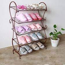 En bois, en métal, rond ou rectangulaire : Meuble Chaussures Metal