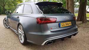 The majority of the bodywork is new aside from the roof, tailgate and front doors. Audi Rs6 Avant C7 Start Sound Revs Accelerations Youtube
