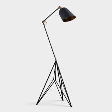 Matte Black And Gold Tripod Lewis Task Floor Lamp V2 Task Floor Lamp Black Floor Lamp Floor Lamp