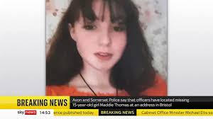 Maddie Thomas: Missing 15 year old found by police in Bristol