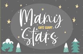 Would you believe that the christmas spirit can change everything? Many Stars Font By Typefar Creative Fabrica In 2020 Romantic Fonts Christmas Fonts Invitation Fonts