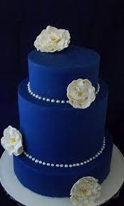 Maybe you would like to learn more about one of these? Deep Blue 3 Tier Double Barrel Cake Flickr Photo Sharing Wedding Cakes Blue Barrel Cake Simple Wedding Cake