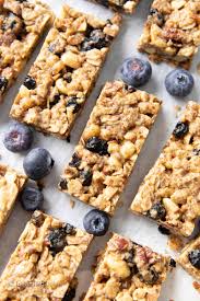I tested over a dozen recipes and this is use a creamy nut butter for this recipe to achieve the best results, because chunky nut butters may not hold the granola bars together as well. Healthy Homemade Blueberry Granola Bars Vegan Gf Beaming Baker