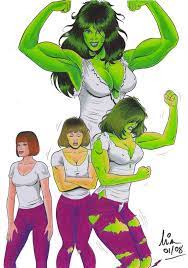 Manic's Jen - Savage She-Hulk by IslandofDelos on DeviantArt | Shehulk,  Savage she-hulk, Marvel superheroes art