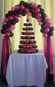 Purple Black And Gold Balloon Arch Image Detail For Wedding Balloon Arch And Party Arches Razzle Dazzle Balloon Wedding Wedding Balloons Balloon Decorations Balloons