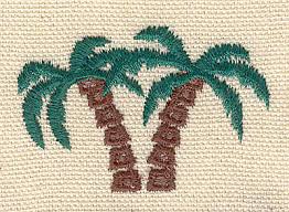 Find palm from a vast selection of embroidery & cross stitch. Embroidery Design Palm Trees A 2 10w X 1 40h